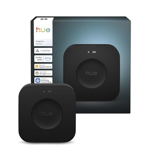 Philips Hue Bridge Pro, Smart Home Hub für Innen und Außenbeleuchtung